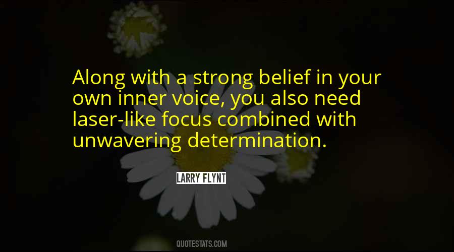 Strong Determination Quotes #1415097