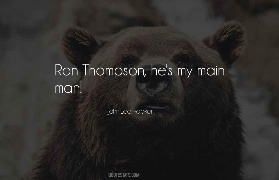 Quotes About Thompson #1026429
