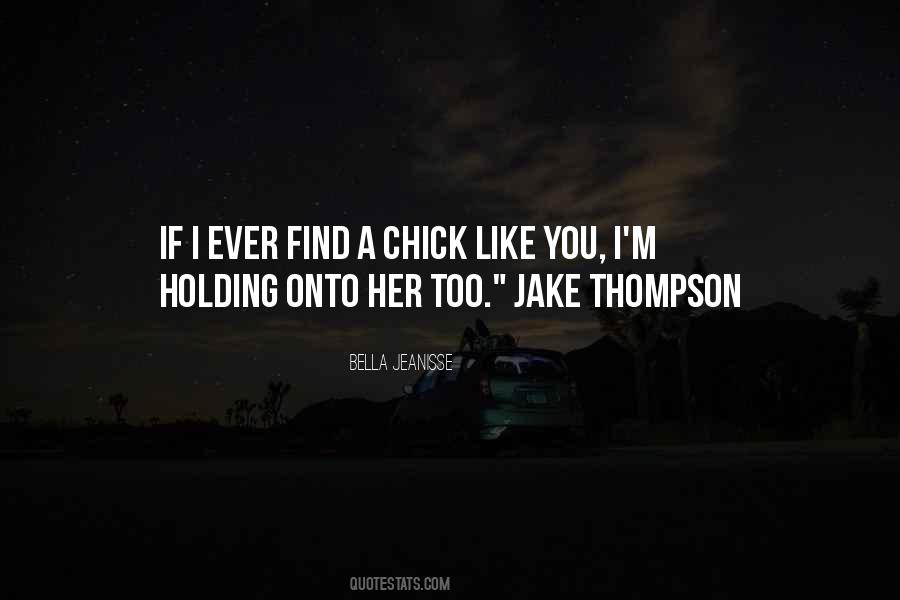 Quotes About Thompson #1184677
