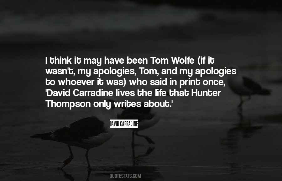 Quotes About Thompson #1222681