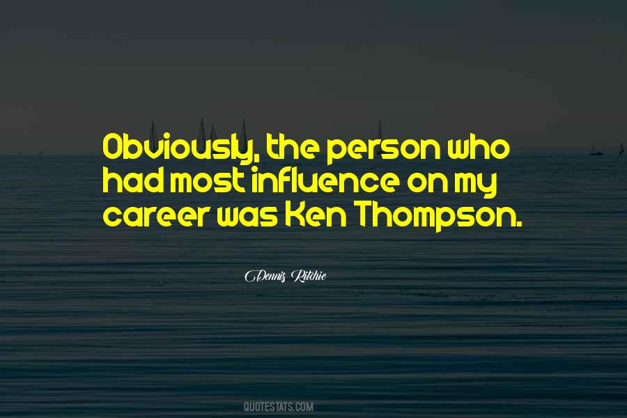 Quotes About Thompson #193242