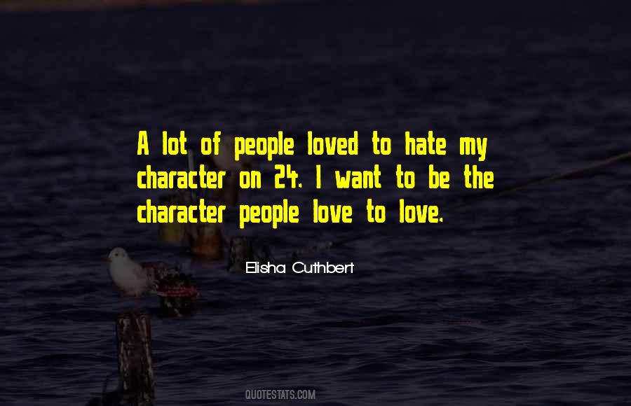 24 Character Quotes #230451