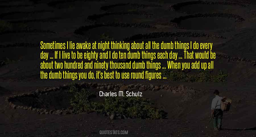 Night Thinking Quotes #1126180