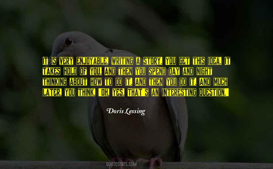 Night Thinking Quotes #847994