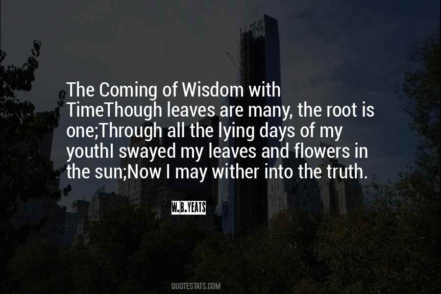 Wisdom Time Quotes #66632