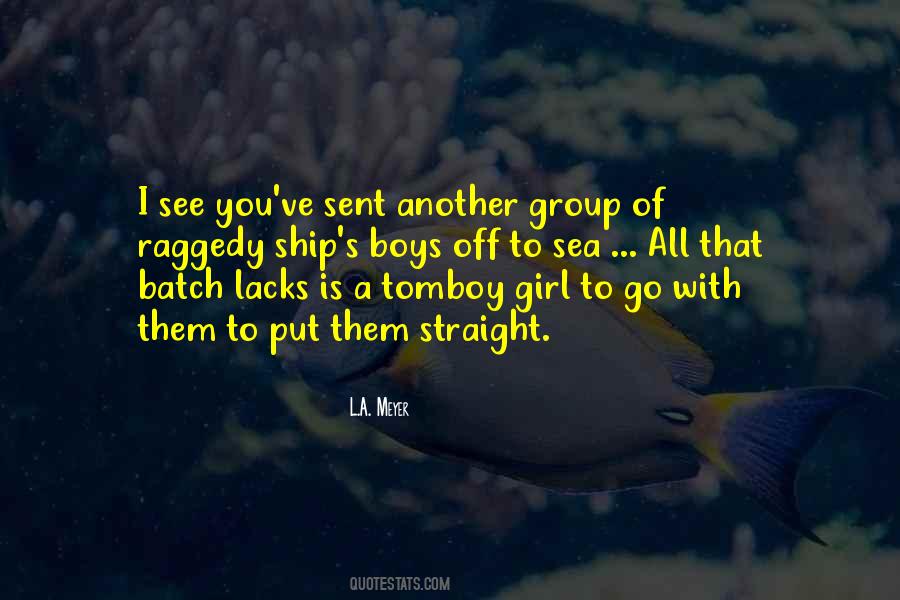 Girl At Sea Quotes #1044581