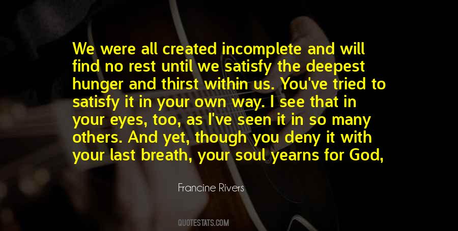 Hunger Within Quotes #1805528