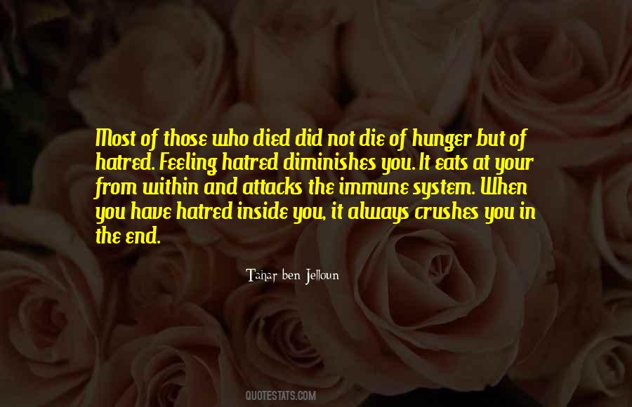 Hunger Within Quotes #472858