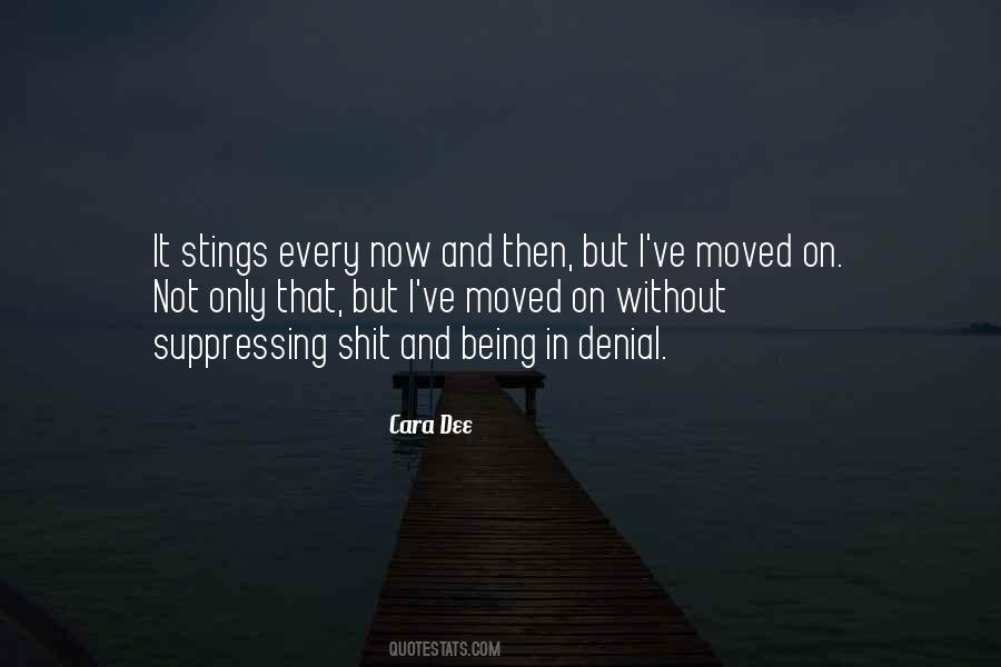 Quotes About Not Being Moved #1072487