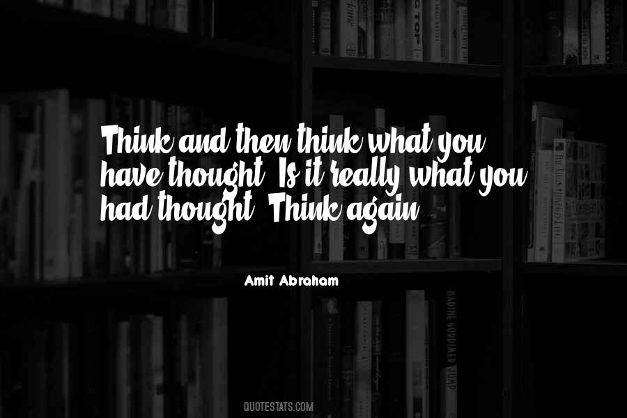 Think Again Quotes #1620496