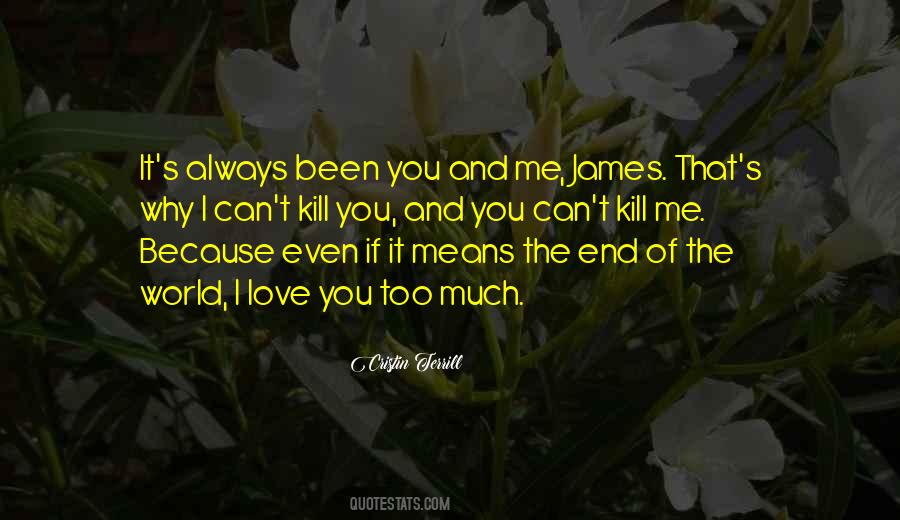 I Love You Too Much Quotes #1741099