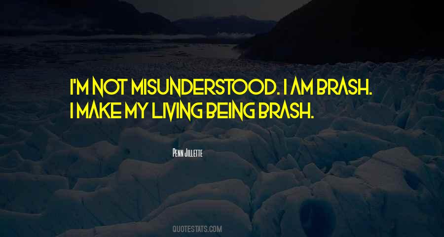 Quotes About Not Being Misunderstood #19477