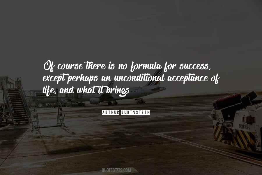 Formula Of Success Quotes #1311997