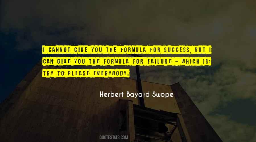 Formula Of Success Quotes #1606746