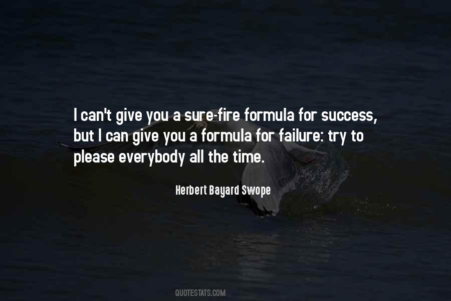 Formula Of Success Quotes #1661749