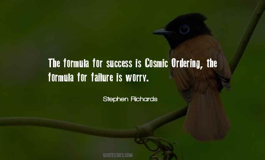 Formula Of Success Quotes #627883