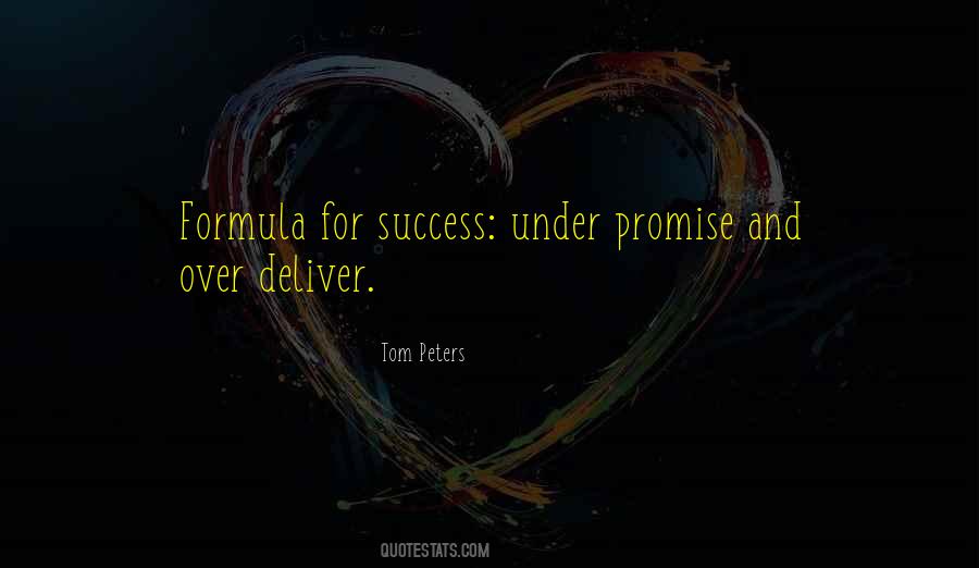 Formula Of Success Quotes #908870