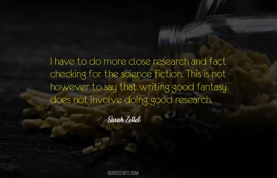 Science Fiction Writing Quotes #525346