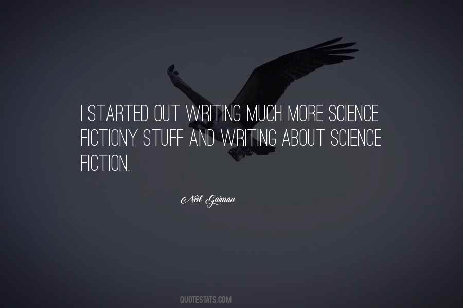 Science Fiction Writing Quotes #64925