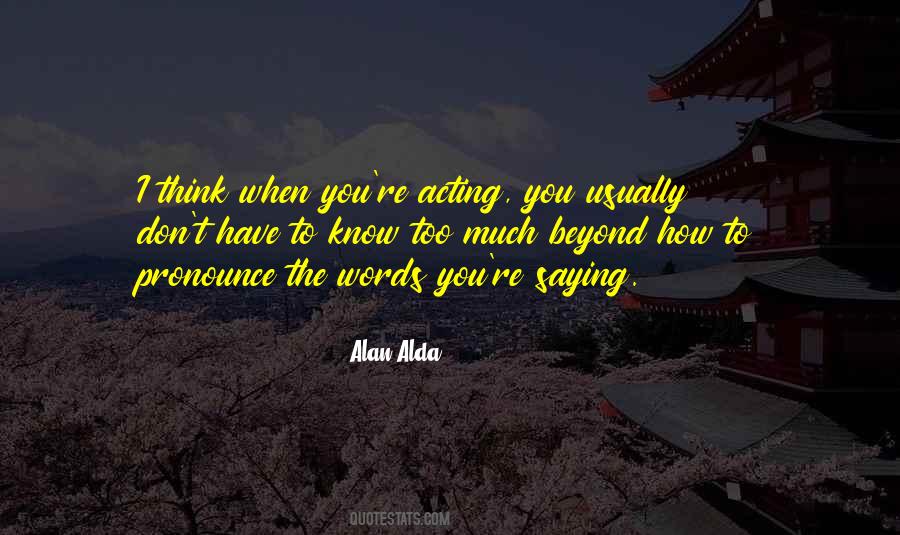 You Usually Quotes #1135490