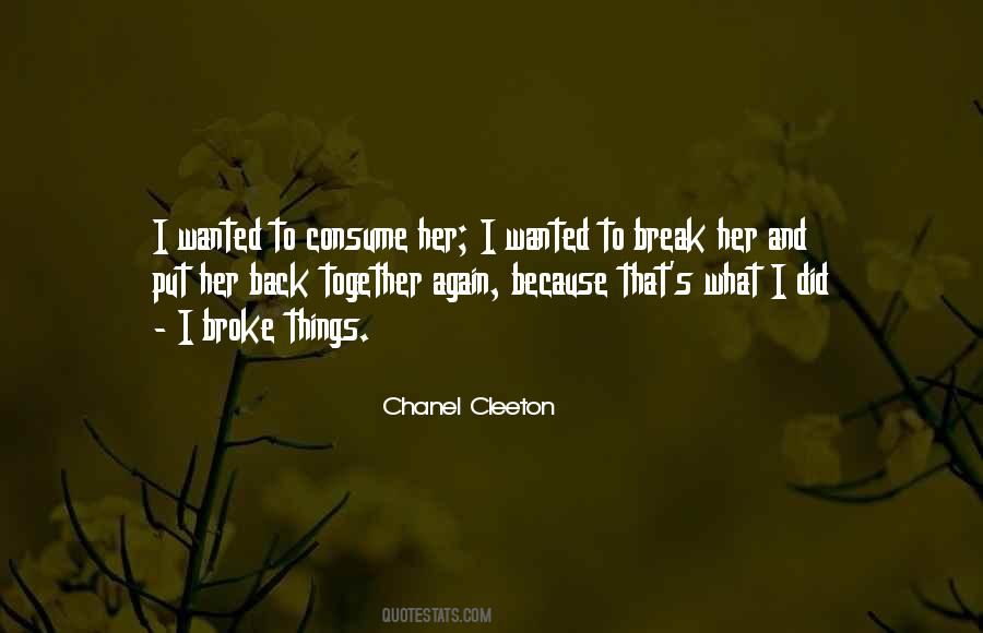 Consume Her Quotes #1515759