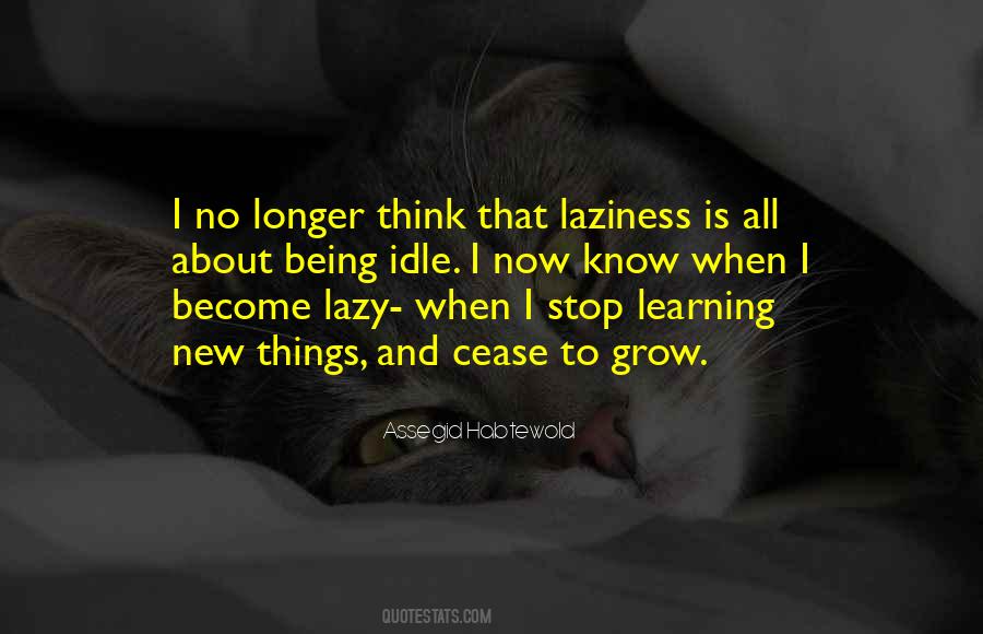 Quotes About Not Being Lazy #449920