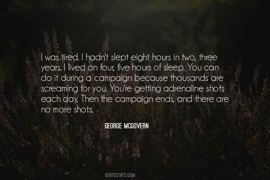 3 Hours Of Sleep Quotes #154546