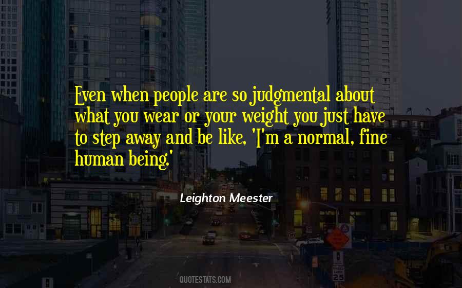 Quotes About Not Being Judgmental #1127046