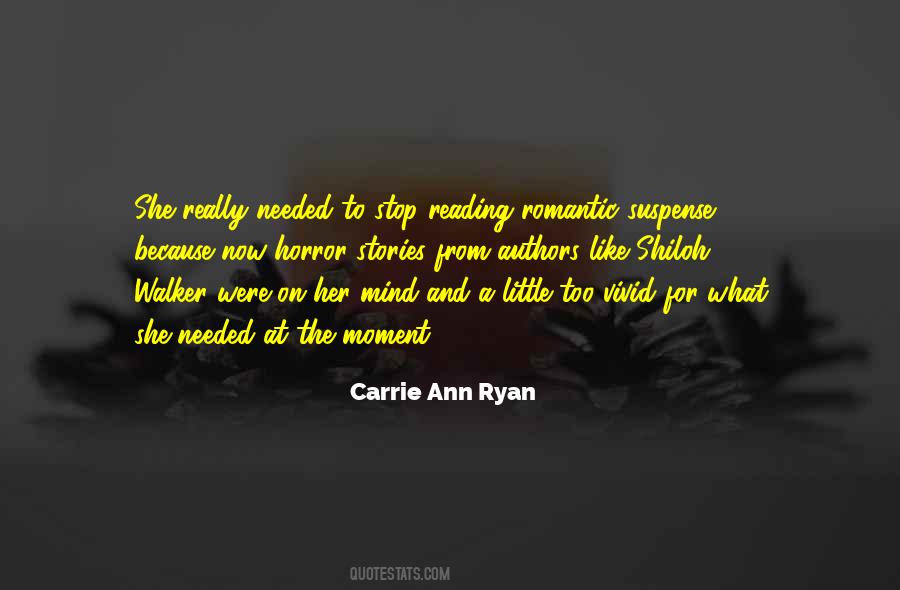 Romantic Suspense Quotes #71227