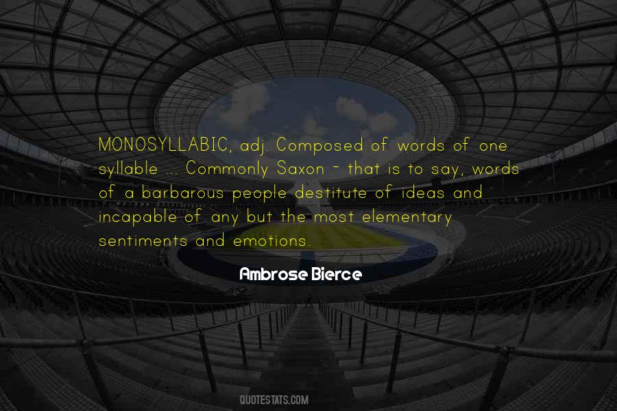 3 Syllable Quotes #244877