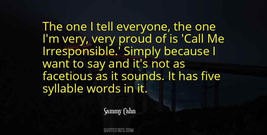 3 Syllable Quotes #320175
