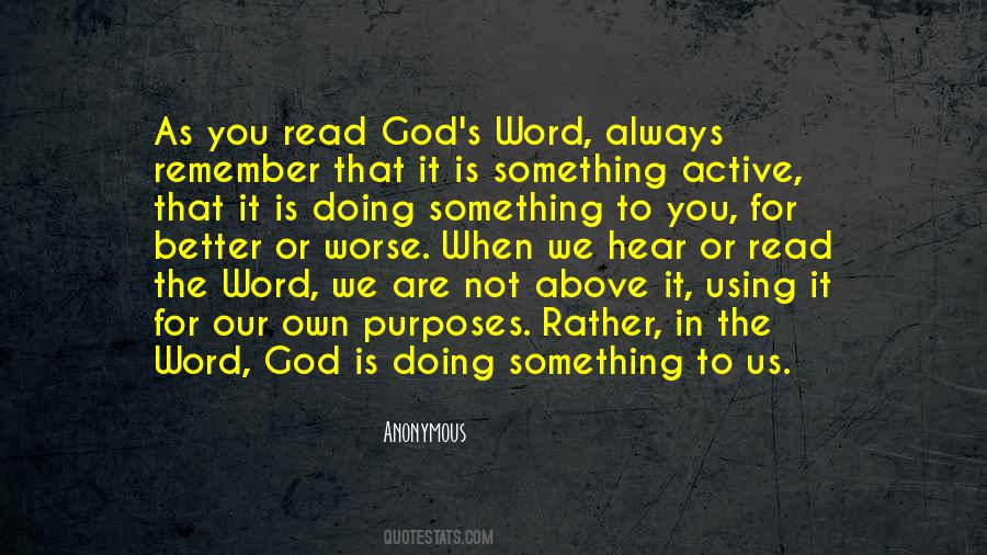 3 Word God Quotes #37882