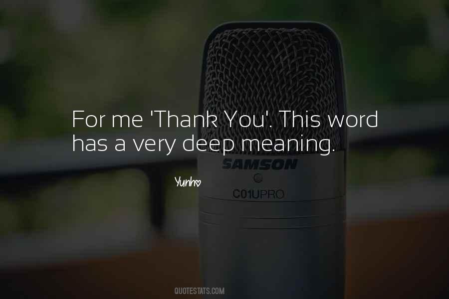 3 Word Thank You Quotes #483117