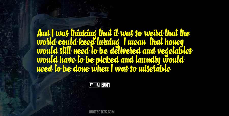 Weird World Quotes #708650