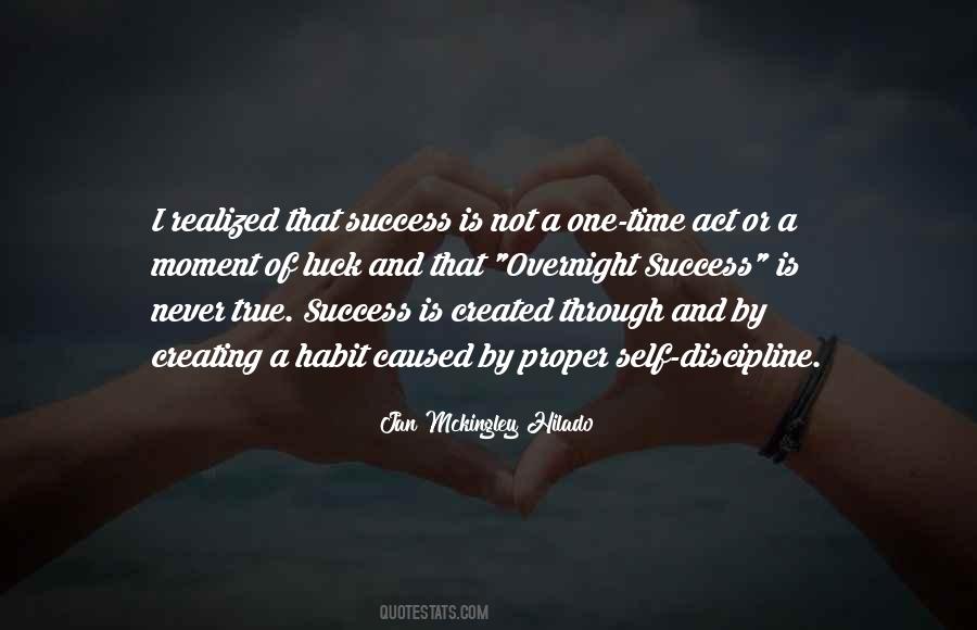 Success Is A Habit Quotes #1206647