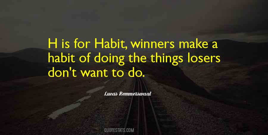 Success Is A Habit Quotes #900236