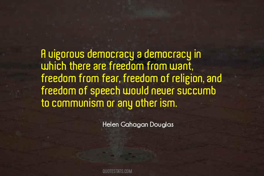 Democracy Freedom Quotes #109160