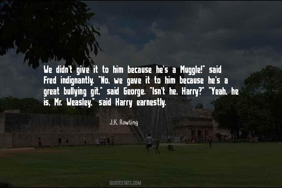 Fred Weasley Harry Quotes #445295