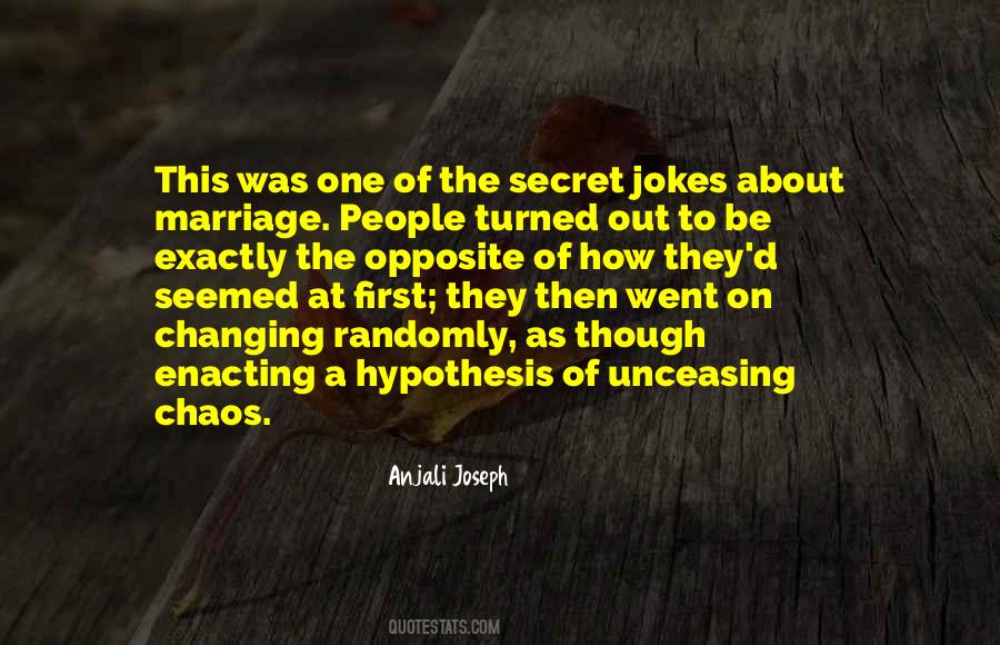 Marriage Secret Quotes #1256448