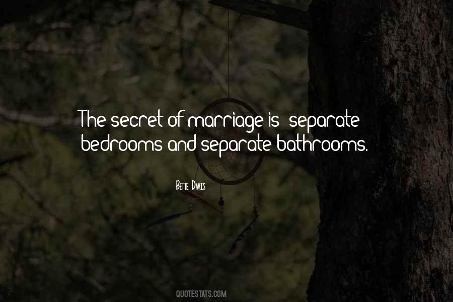 Marriage Secret Quotes #1263735