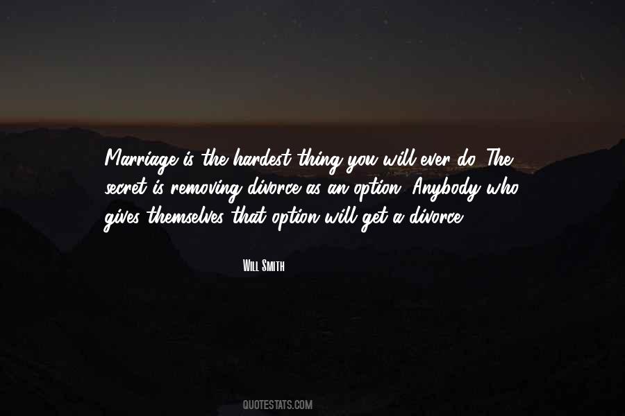 Marriage Secret Quotes #1850453