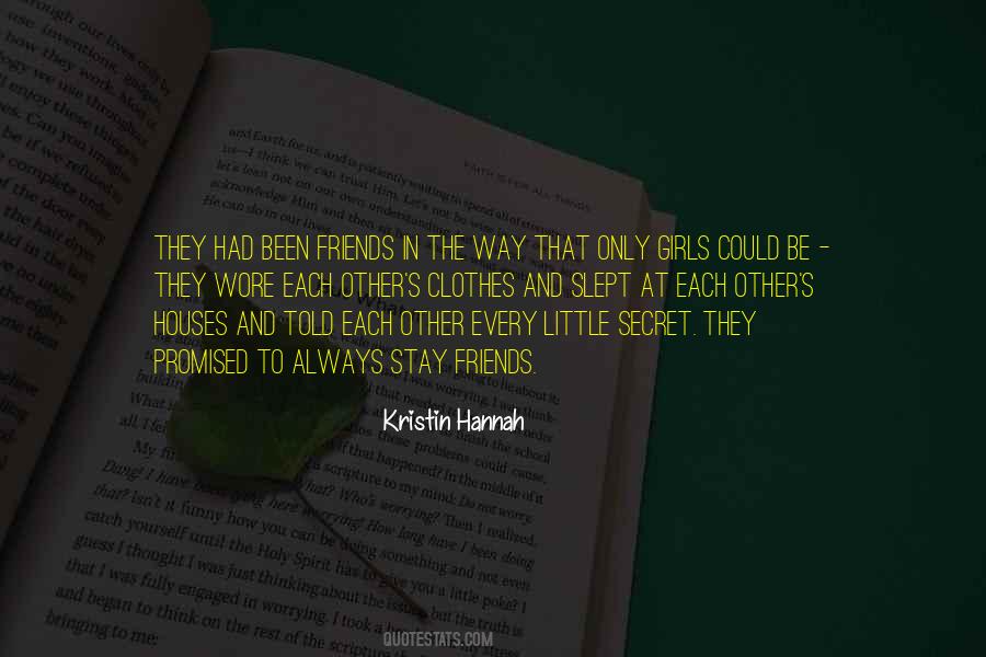 Always Stay Quotes #124194