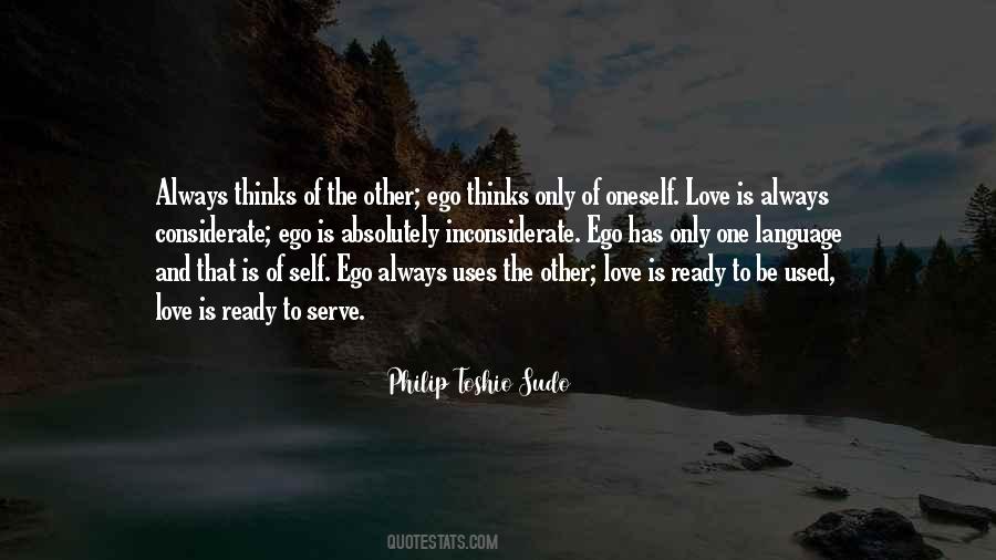Love And Ego Quotes #738840