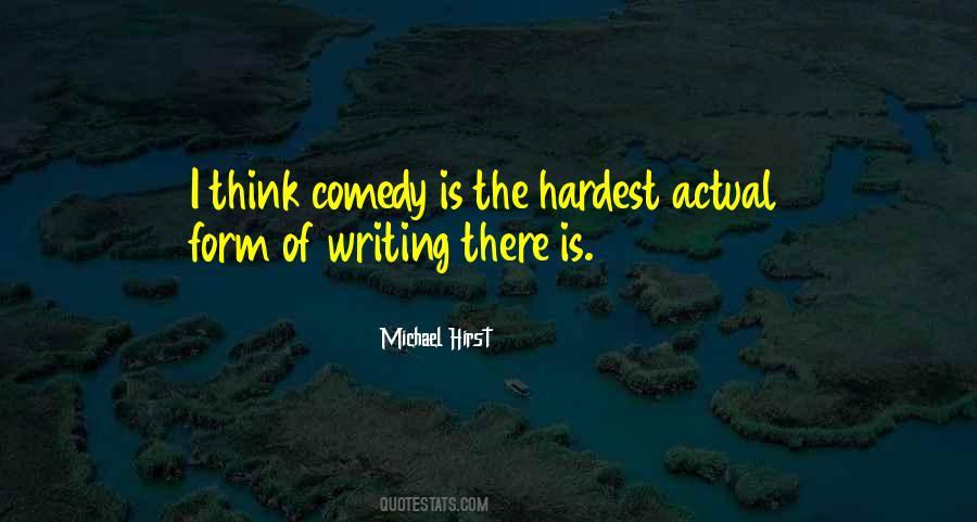 Writing Comedy Quotes #878100