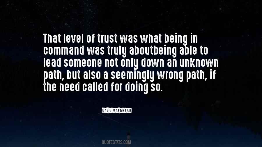 Quotes About Not Being Able To Trust #871905