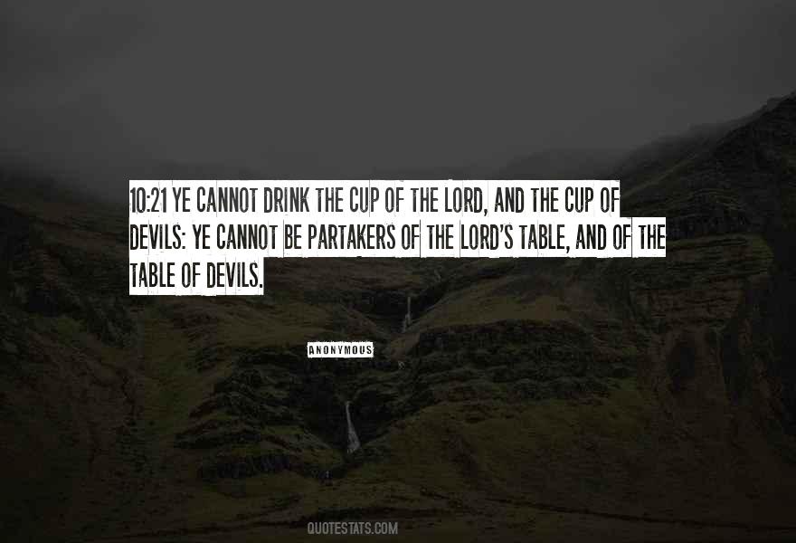 The Lord S Table Quotes #1665949