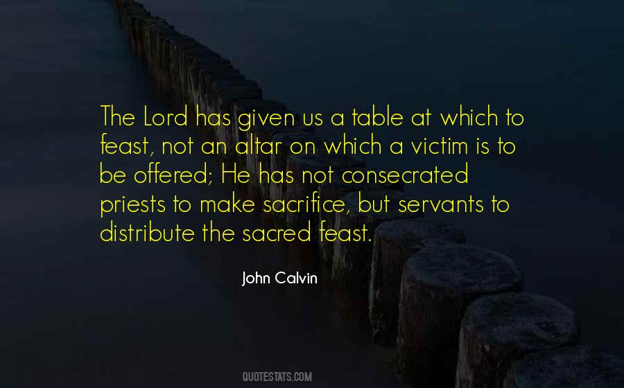 The Lord S Table Quotes #451124