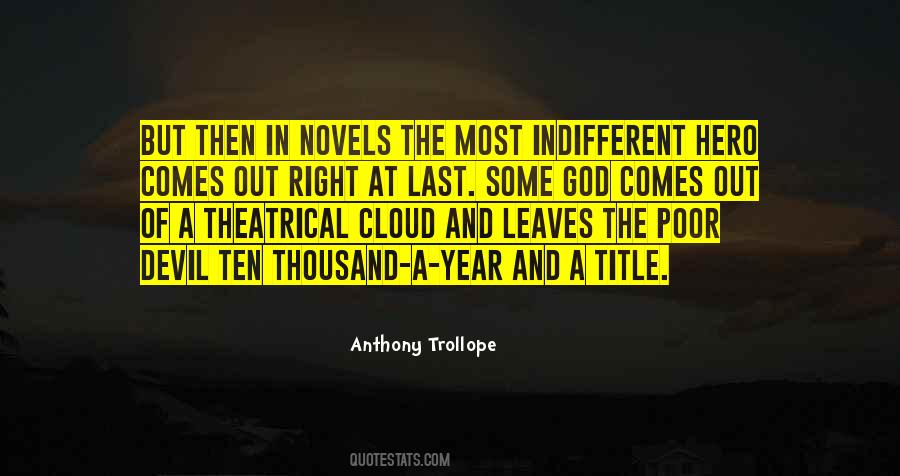 Trollope Novels Quotes #129121