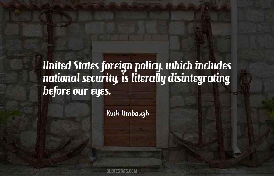 United States Foreign Policy Quotes #1607046