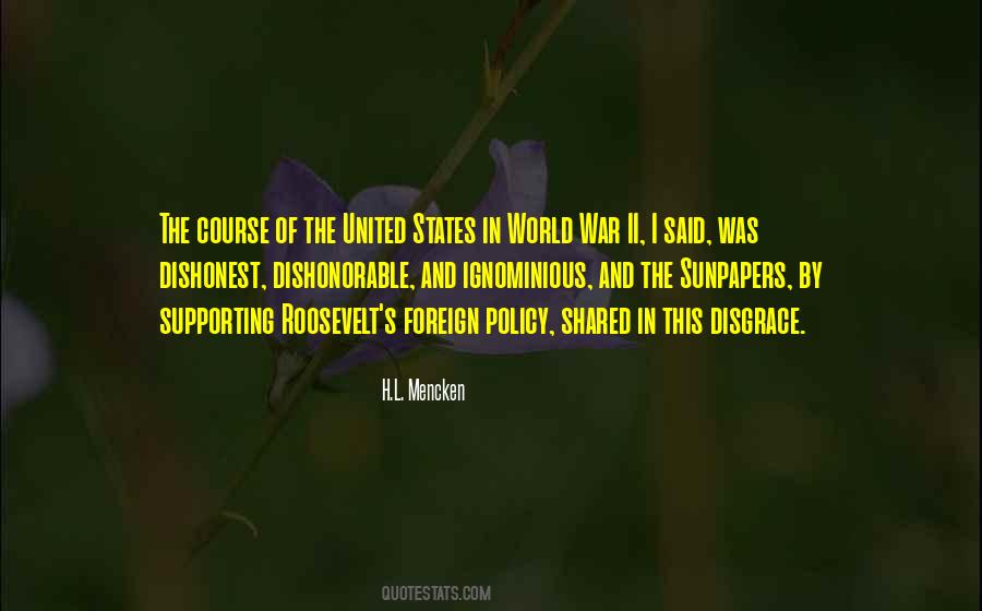 United States Foreign Policy Quotes #972625